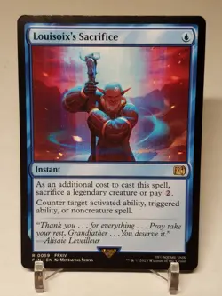 MTG Final Fantasy Louisoix's Sacrifice (R 0059) - Image 1