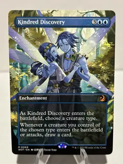 Kindred Discovery (Anime Borderless) 69 M Wilds Eldraine Enchanting Tales NM MTG - Image 1