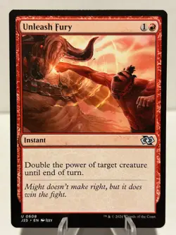 Unleash Fury 608 U Foundations Jumpstart NM MTG - Image 1