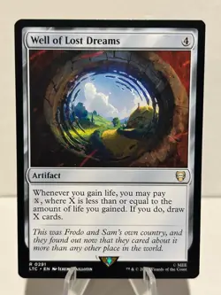 Well of Lost Dreams 291 R Commander: The Lord of the Rings NM MTG - Image 1
