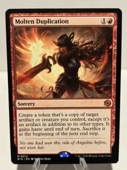Molten Duplication 14 M Outlaws of Thunder Junction: The Big Score NM MTG - Image 1