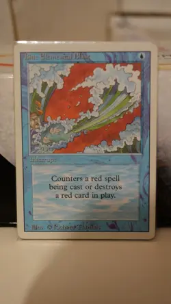 Blue Elemental Blast - Revised (3ED) 1994 - MTG Magic the Gathering - Common - Image 1