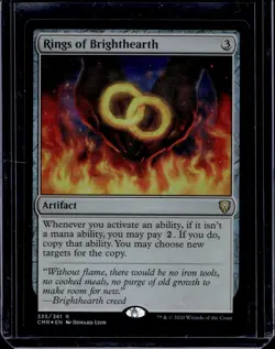 [1x] Rings of Brighthearth - Foil - Near Mint, English - Commander Legends MTG - Image 1