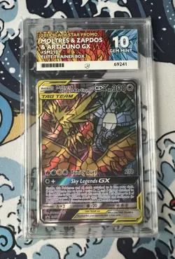 Moltres & Zapdos & Articuno GX SM210 - Pokemon TCG Hidden Fates Promo Ace 10 #2 - Image 2