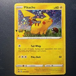 Pokemon Tcg Pikachu #SWSH039 Pokemon Promo LP - Image 1