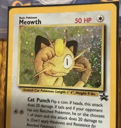 Pokemon TCG Meowth Promo 10 Holo Gameboy - Image 2