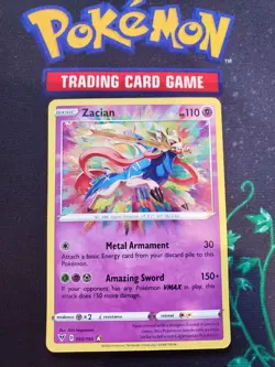 Pokemon VIVID VOLTAGE - ZACIAN AMAZING RARE 082/185 NM/M! - Image 1