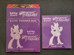 Pokemon XY Breakthrough ETB Player's Guide & Box Liner Featuring MewTwo - Image 1
