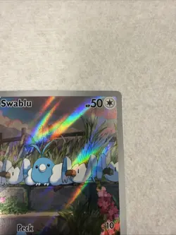 Swablu 213/182 Illustration Rare Pokemon TCG Paradox Rift Holo Mint Condition - Image 5
