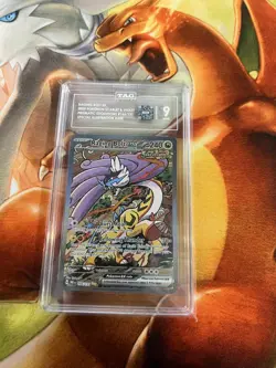 Raging Bolt ex 166/131 Prismatic Evolutions TAG Graded 9 Pokemon TCG - Image 1