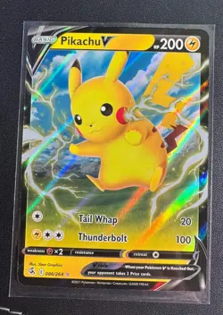Pikachu V Pokemon SWSH08: Fusion Strike 086/264 NM - Image 1
