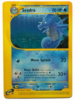 Seadra - Aquapolis 58/147 2002 - E Reader - Pokemon TCG - WOTC - NM - Image 1