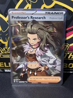 Pokemon - Professor's Research 240/198 - Full Art Ultra Rare Scarlet & Violet - Image 1