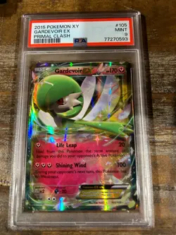 POKEMON 2015 Primal Clash GARDEVOIR EX #105 PSA 9 Mint RARE - Image 1