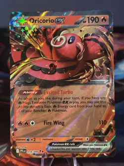 2025 POKEMON PFL EN-PHANTASMAL FLAMES 018 ORICORIO EX NM/M - Image 1