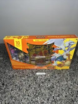 Pokemon TCG Reshiram & Charizard GX Premium Collection Box - Image 1