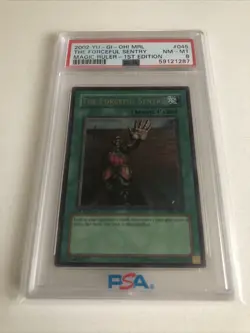 Yu-Gi-Oh! Magic Ruler 1st Edition The Forceful Sentry MRL-045 PSA 8 - Image 1