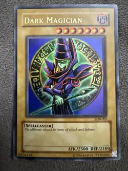 Dark Magician LOB-005 The Legend of Blue Eyes White Dragon Unlimited - Image 1