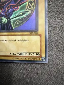 Dark Magician LOB-005 The Legend of Blue Eyes White Dragon Unlimited - Image 4