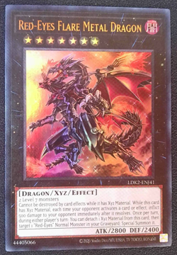 Yugioh Red-Eyes Flare Metal Dragon LDK2-ENJ41 Ultra Rare NM - Image 1