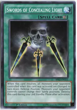 Yugioh - Swords of Concealing Light BP03-EN151 1st Edition - Battle Pack 3: Mons - Image 1
