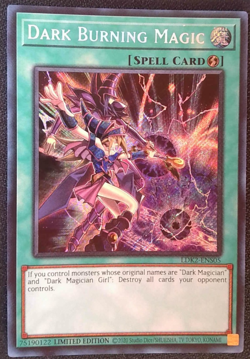 Dark Burning Magic - LDK2-ENS05 - Secret Rare - Limited Edition Near Mint Yugioh - Image 1