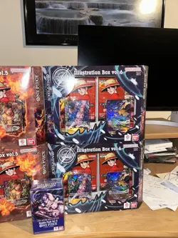 One Piece Illustration Box Vol. 5 & 6 "Lot of 4" 2 each- Sealed In Hand - Image 3
