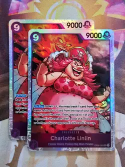 2x One Piece TCG Charlotte Linlin OP08-069 SR Two Legends English NM x2 - Image 1