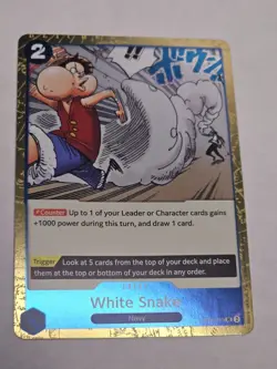 One Piece - White Snake FOIL - PRB02 Premium The Best - Image 1