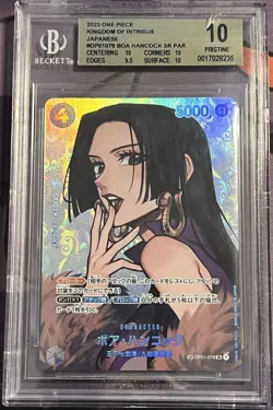 2023 Japanese One Piece OP04 Boa Hancock SP Alt Art OP01-078 BGS 10 PRISTINE - Image 1