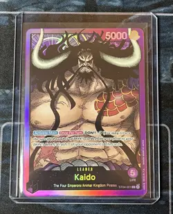 One Piece TCG - Kaido - English - ST04-001 * Pre-Errata * NM - Leader - Image 1