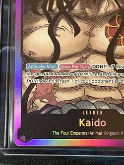 One Piece TCG - Kaido - English - ST04-001 * Pre-Errata * NM - Leader - Image 5