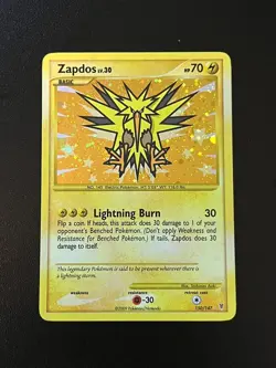 Zapdos 150/147 Supreme Victors Holo Tag Pokemon Card LP 2009 - Image 1