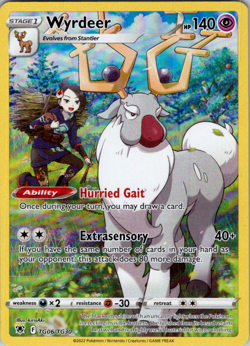 Wyrdeer - TG06/TG30 - Pokemon Astral Radiance Sword & Shield Holo Rare Card NM - Image 1