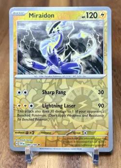 Miraidon 080/198 SV1 Scarlet & Violet Base Reverse Holo Pokemon Card NM - Image 1