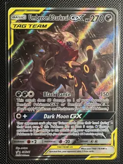 Umbreon & Darkrai GX SM241 Sun & Moon Promo Card NM Condition - Image 1