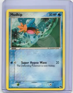 Pokemon Card - Mudkip - 11/17 - POP Series 4 - 2006 - Image 1
