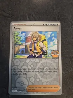 Pokemon TCG Arven Regional Championship Stamped Promo Card 166/198 - Image 1