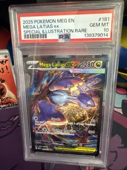 PSA 10 MEGA LATIAS ex 181/132 | Mega Evolution Full Art Graded Pokemon Card - Image 2