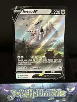 Pokemon Card Arceus V SWSH204 Alternate Art Full Holo Promo Near Mint - Image 1
