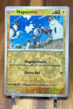 Magnemite 063/198 SV1 Scarlet & Violet Base Reverse Holo Pokemon Card NM - Image 1