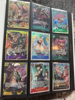 Monster One Piece TCG Lot! 62 SEC, SR AND R Eng Mint Cards! Luffy, Zoro, Boa ++ - Image 1
