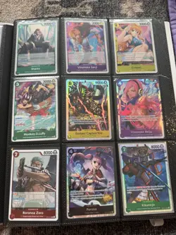 Monster One Piece TCG Lot! 62 SEC, SR AND R Eng Mint Cards! Luffy, Zoro, Boa ++ - Image 3