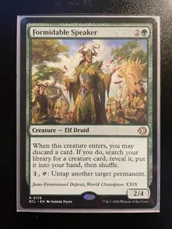 Formidable Speaker MTG Lorwyn Eclipsed (Regular) PLUS 3 RANDOM green cards - Image 1