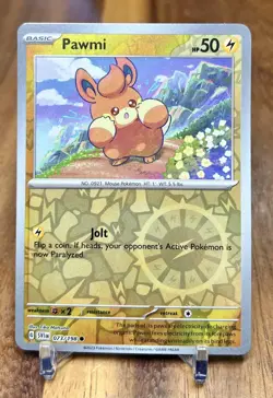Pawmi 073/198 SV1 Scarlet & Violet Base Reverse Holo Pokemon Card NM - Image 1