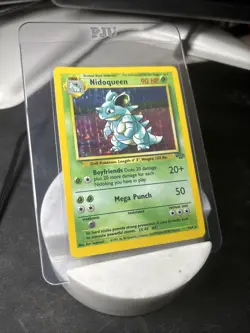Pokemon TCG Nidoqueen Jungle Holo Card 7/64 Unlimited Rare, Near Mint Condition - Image 1