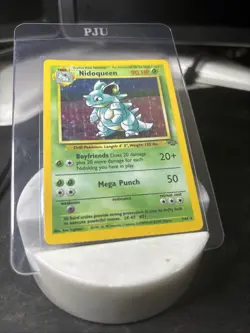 Pokemon TCG Nidoqueen Jungle Holo Card 7/64 Unlimited Rare, Near Mint Condition - Image 2