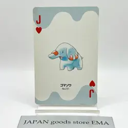 Pokemon Phanpy #231 Playing Cards Gold Poker Pichu Nintendo Japanese Japan Rare - Image 1