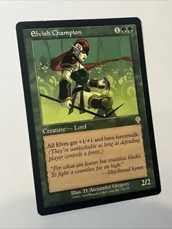 MTG Elvish Champion R Invasion #186 - Image 2