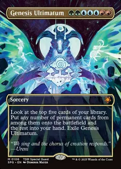Genesis Ultimatum - Foil - Borderless NM, English MTG Special Guests - Image 1